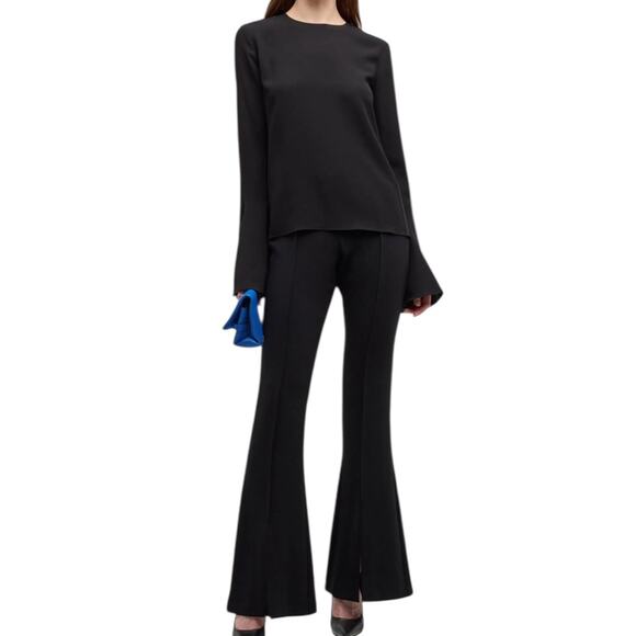 NWOT Frame Bell Sleeve Black Top/Blouse – Sz Small - Picture 3 of 10